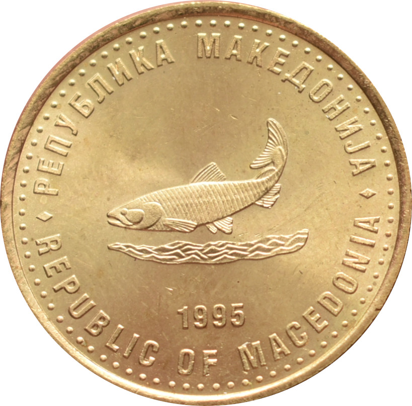 Macedónsko 2 Denari 1995 FAO
