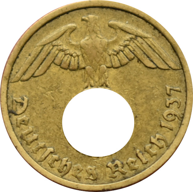 Nemecko - Tretia ríša 10 Reichspfennig 1937 A