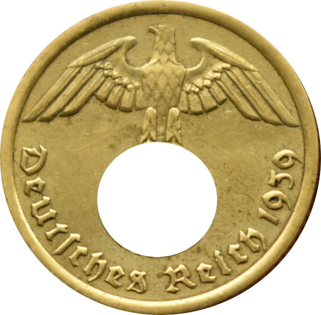 Nemecko - Tretia ríša 10 Reichspfennig 1939 A