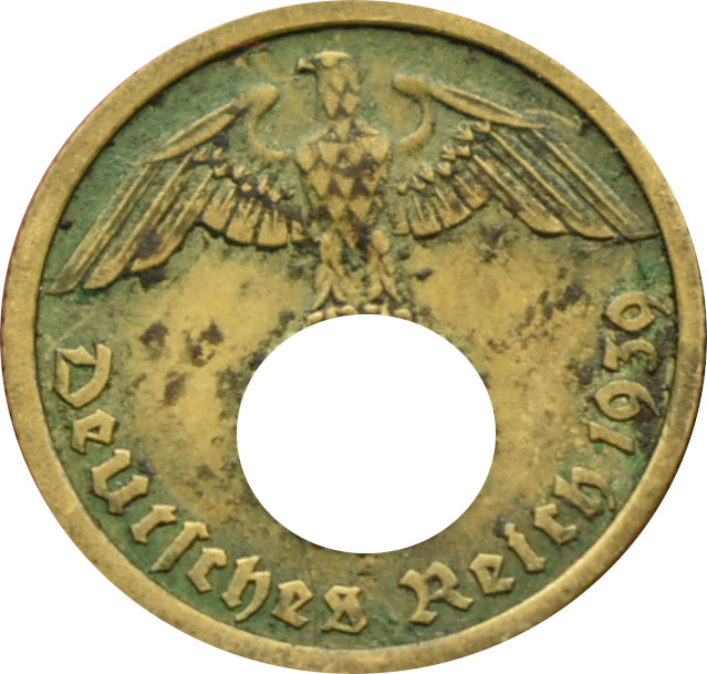 Nemecko - Tretia ríša 10 Reichspfennig 1939 D