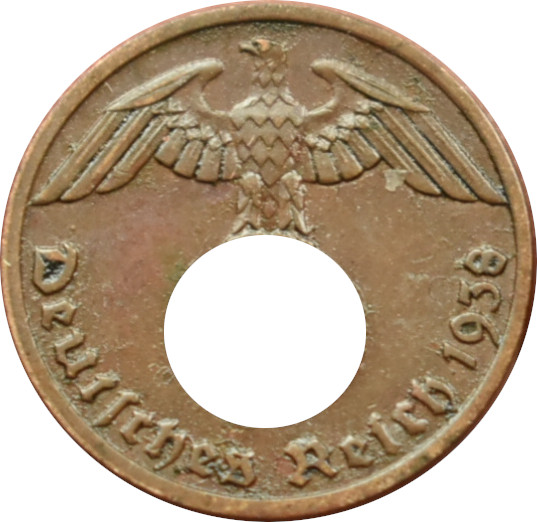 Nemecko - Tretia ríša 1 Reichspfennig 1938 A 