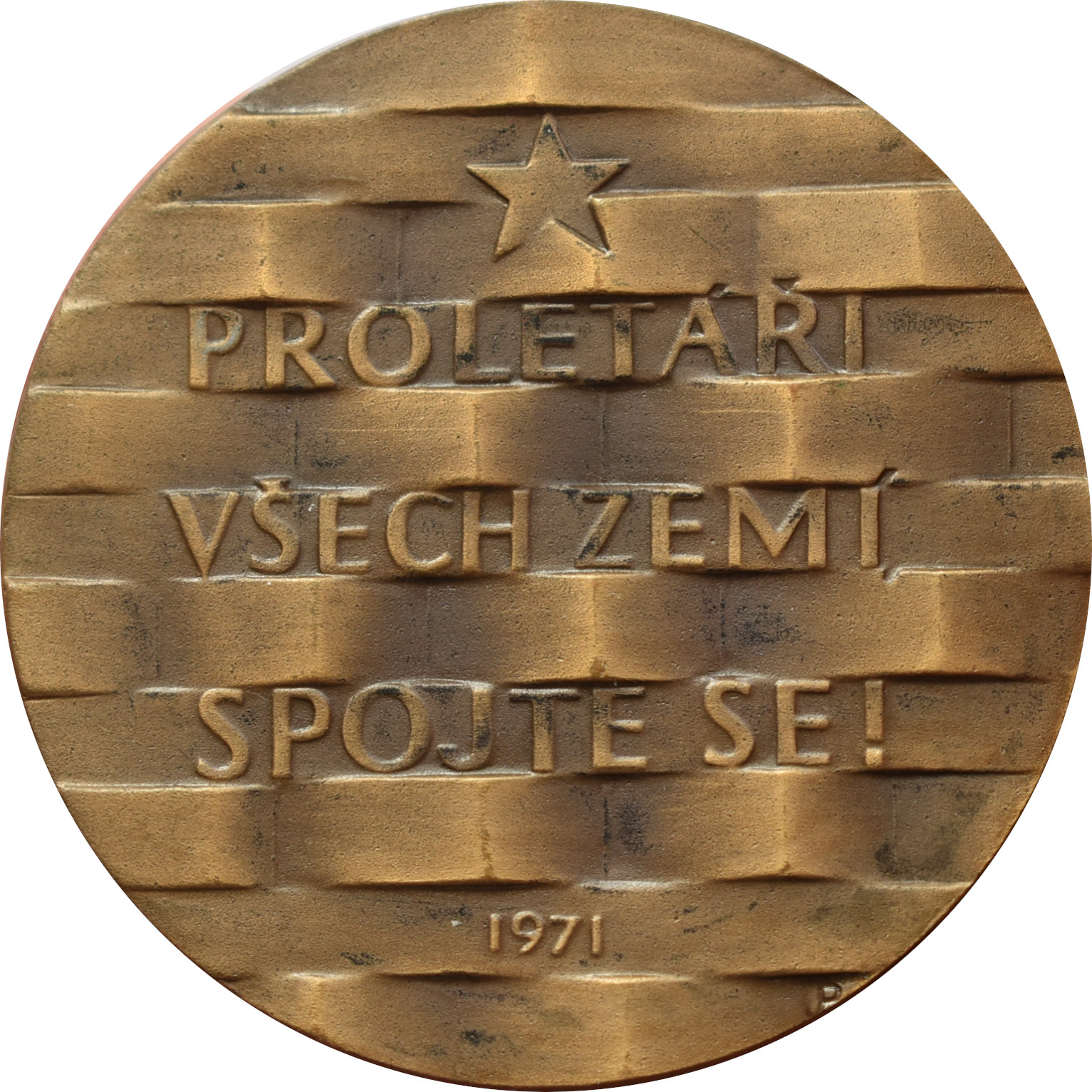 ČSSR medaila Klement Gottwald 1971