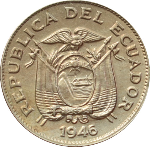 Ekvádor 5 Centavos 1946