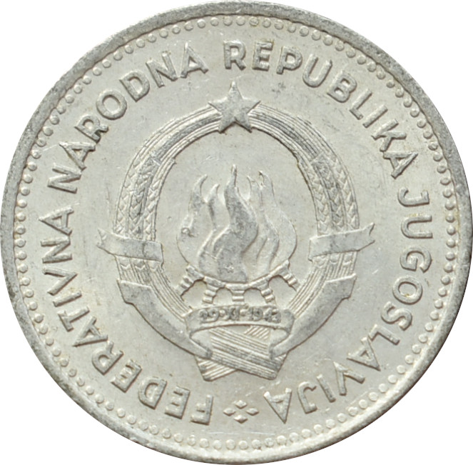 Juhoslávia 2 Dinara 1953