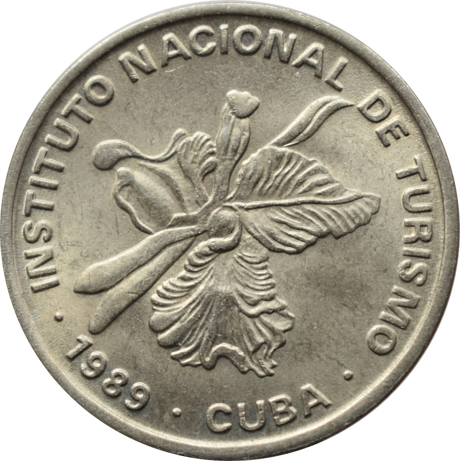Kuba 25 Centavos 1989 INTUR