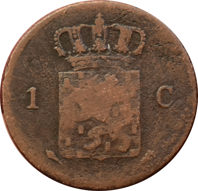 Holandsko 1/2 Cent 1826