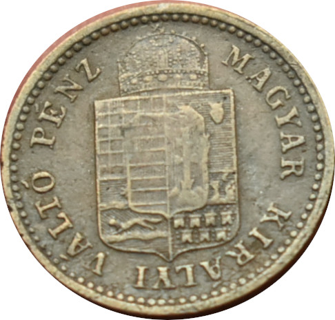 F.J. 1 Krajcár 1887 K.B.