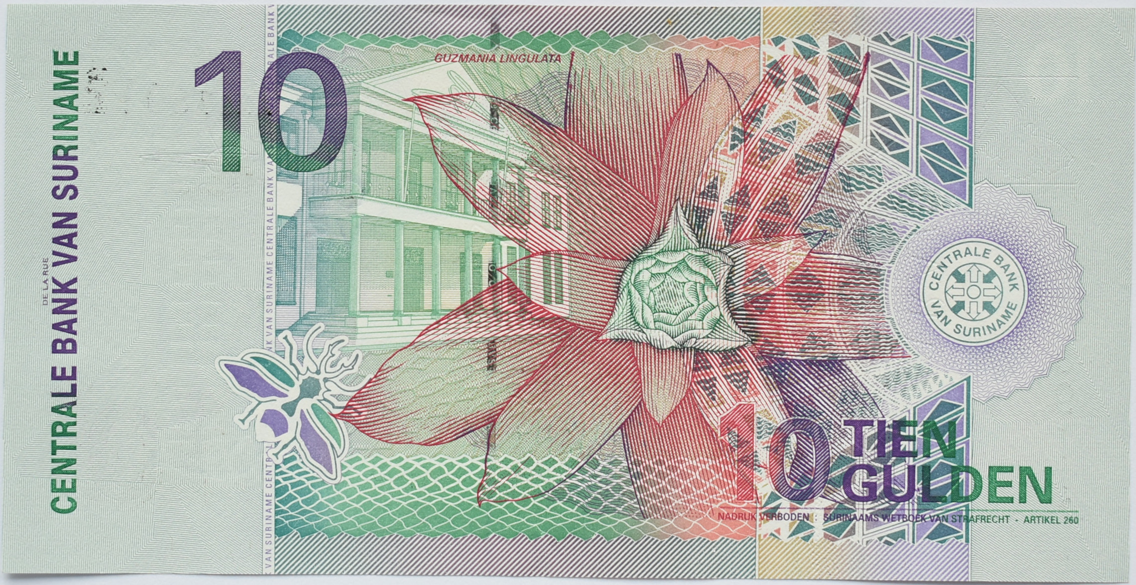Surinam 10 Gulden 2000