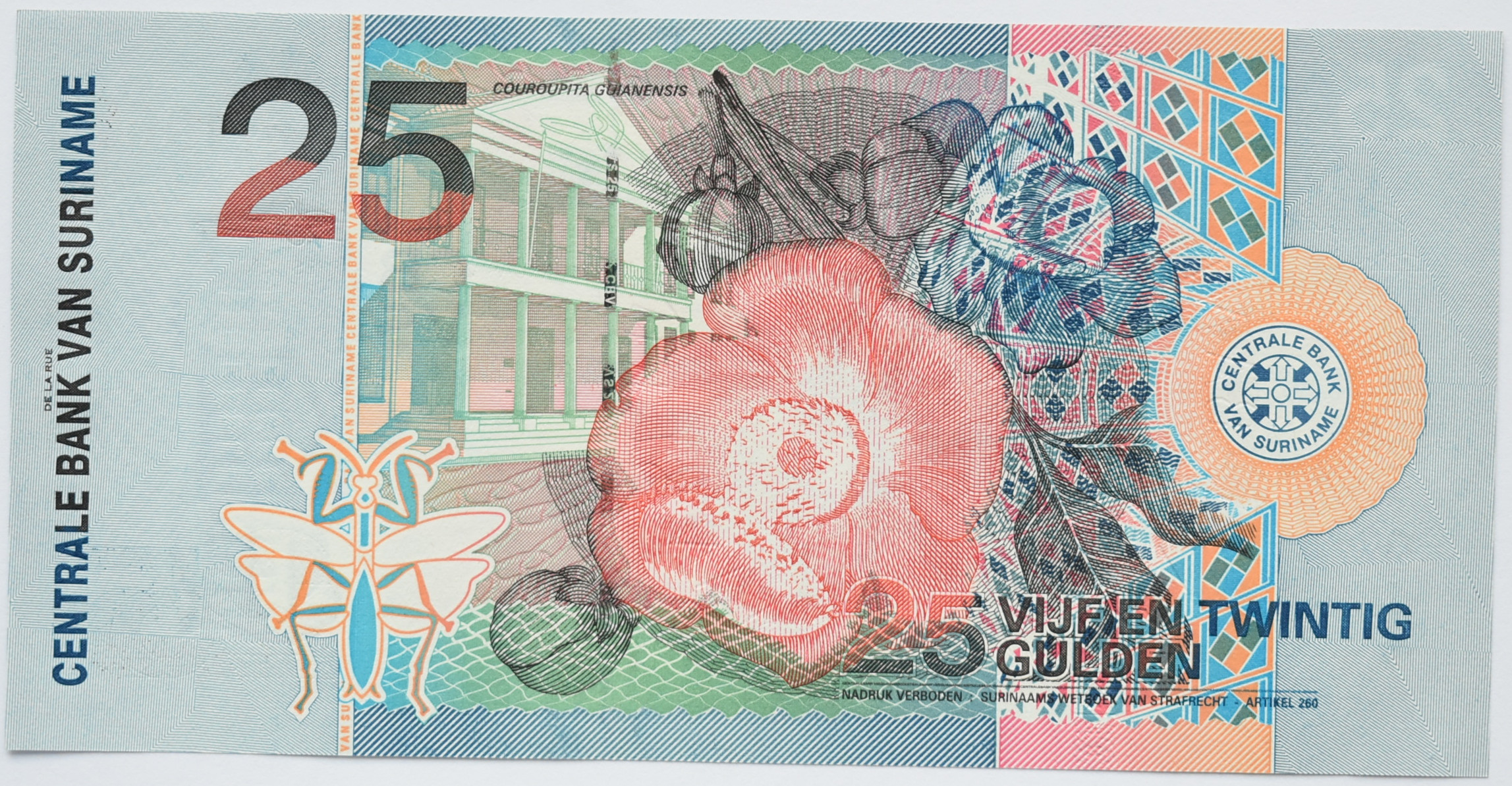 Surinam 25 Gulden 2000
