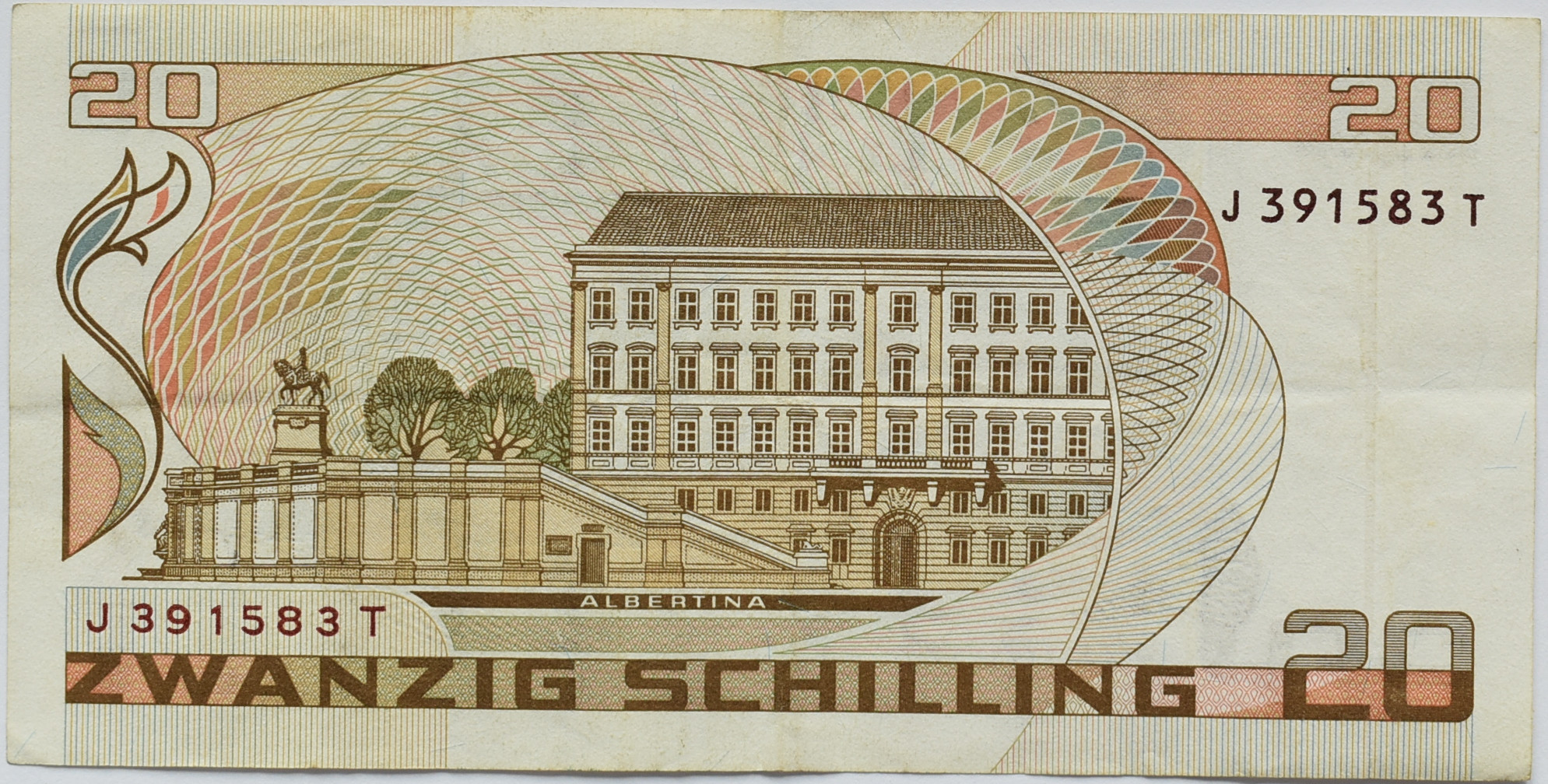 Rakúsko 20 Schilling 1986