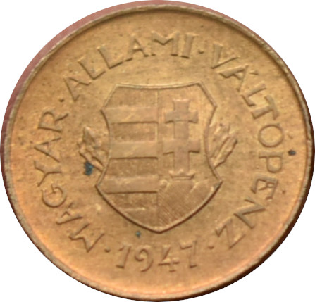 Maďarsko 2 Fillér 1947 BP.