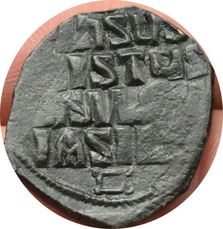 Byzanc Constaninus IX. 1042-1055 anonym bronz follis