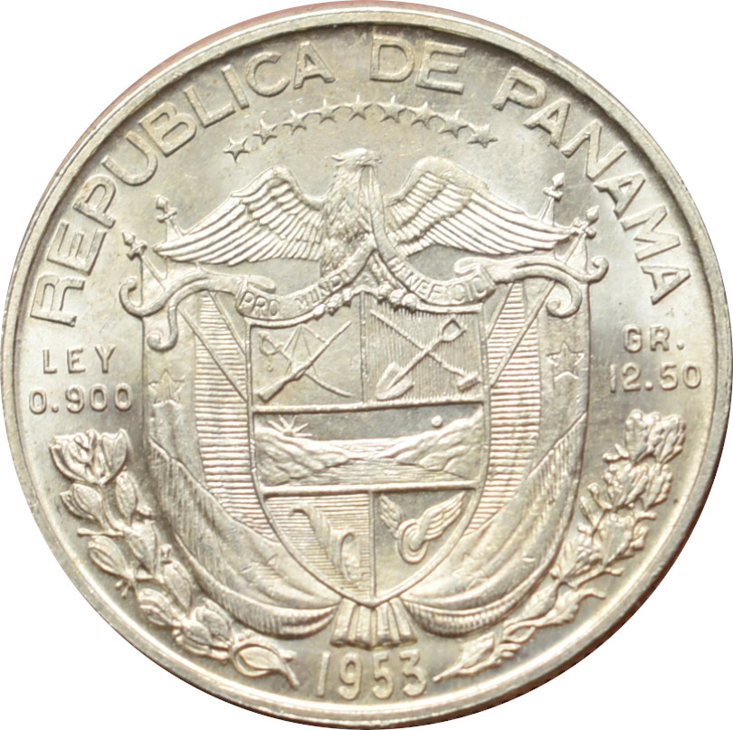 Panama 1/2 Balboa 1953