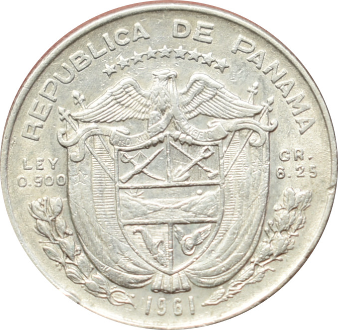 Panama 1/4 Balboa 1961