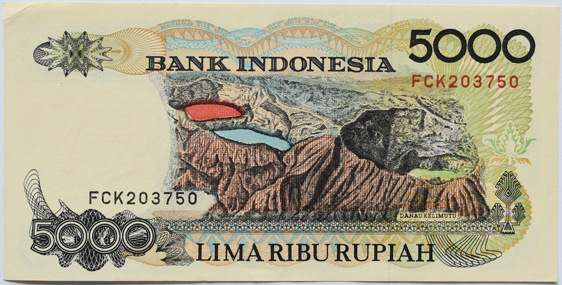 Indonézia 5000 Rupiah 1992-97