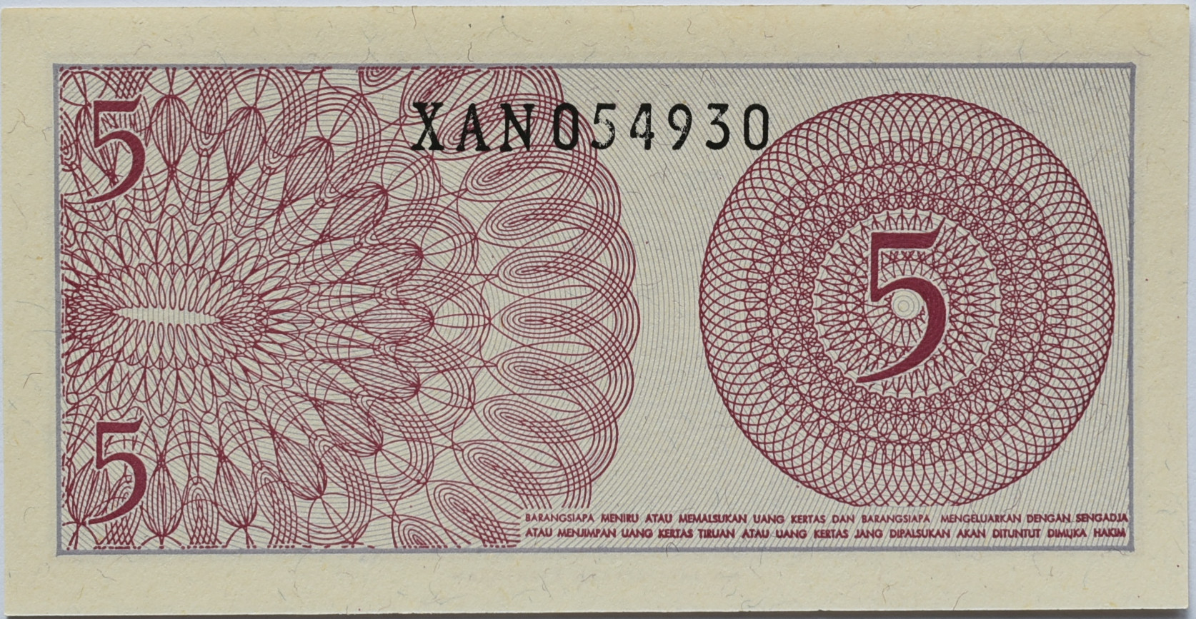 Indonézia 5 Sen 1964