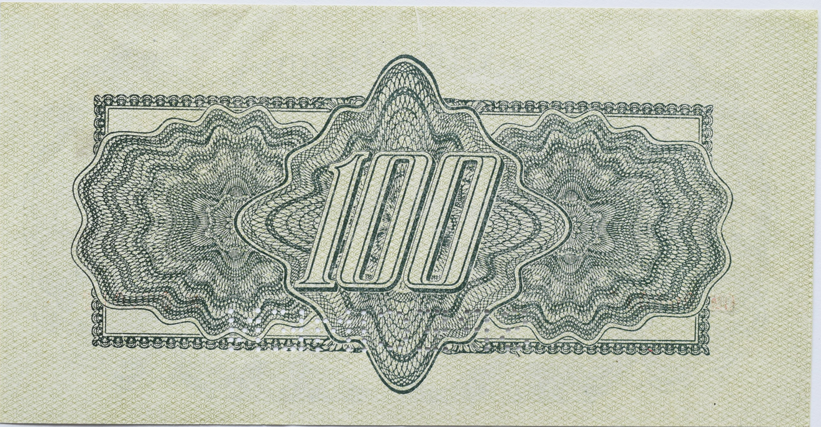 Československo 100 Kčs 1944 SPECIMEN