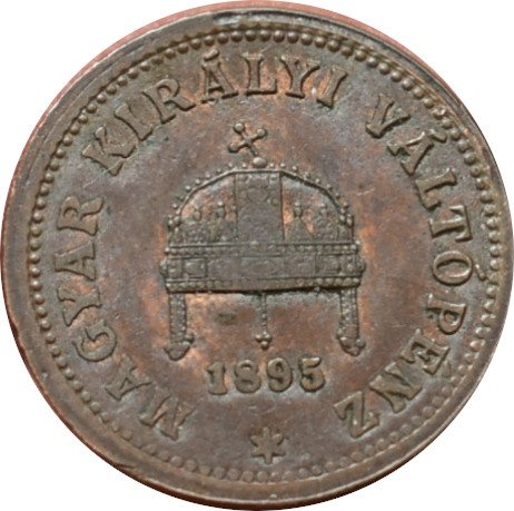 F.J. 1 Fillér 1895 K.B.