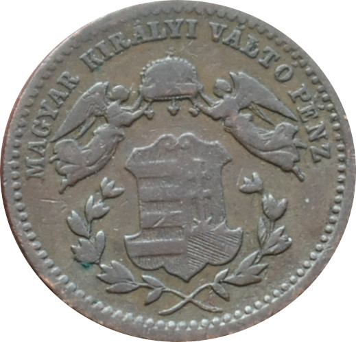 F.J. 1 Krajcár 1868 K.B.