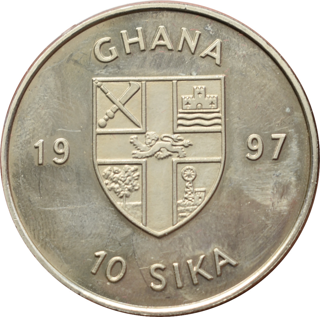 Ghana 10 Sika 1997