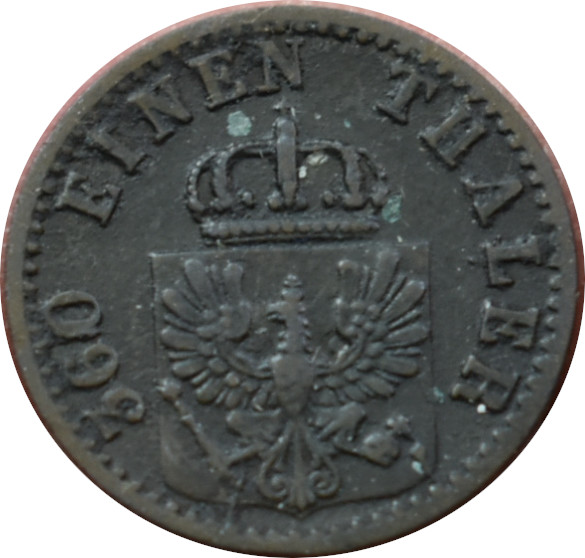 Prusko 1 Pfenning 1868 A