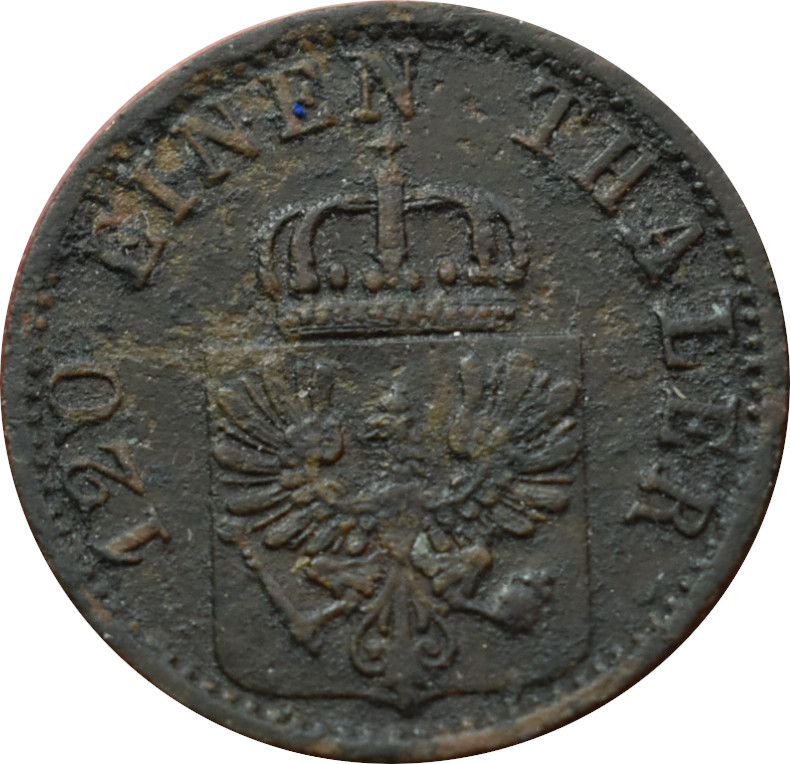 Prusko 3 Pfenninge 1870  C