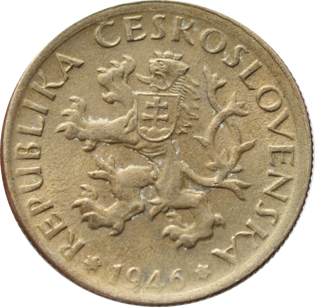 ČSR 1 Kčs 1946