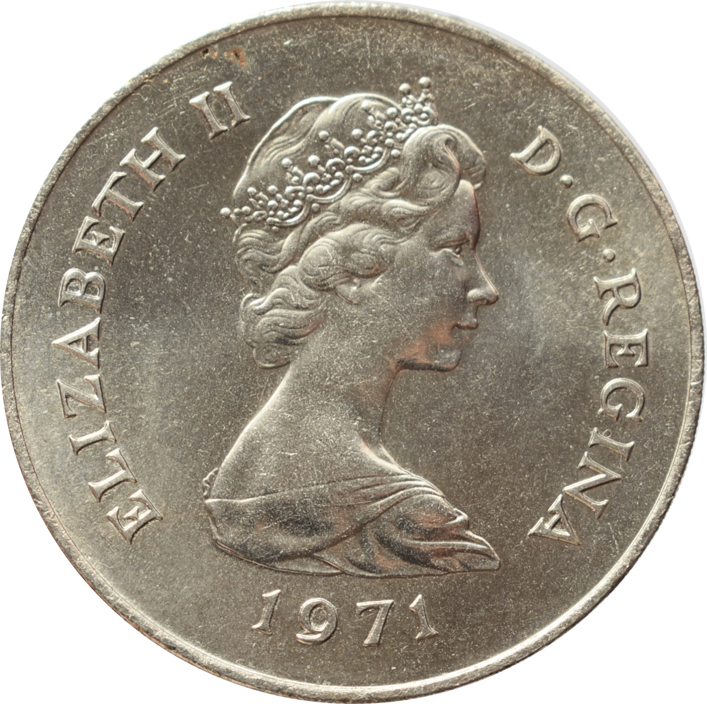 Gibraltar 25 New Pence 1971