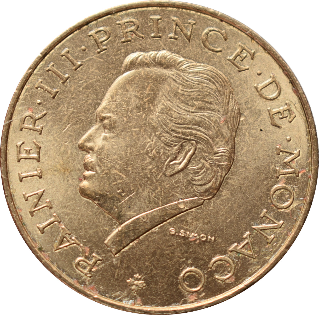 Monako 10 Francs 1976