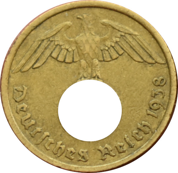 Nemecko - Tretia ríša 10 Reichspfennig 1938 A