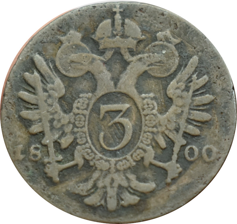 František I. 3 Kreutzer 1800 S