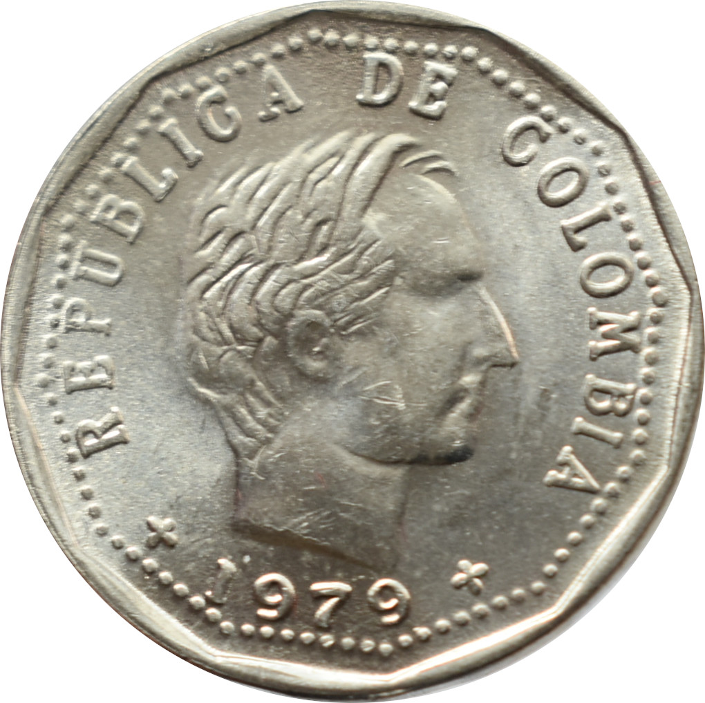 Kolumbia 50 Centavos 1979