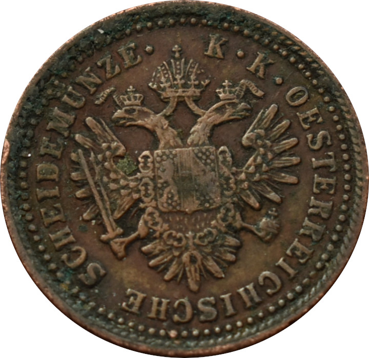F.J. 1 Kreuzer 1851 A