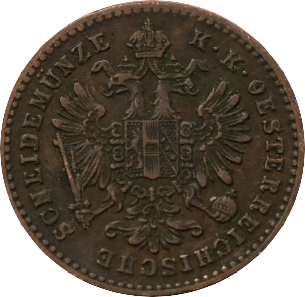 F.J. 1 Kreuzer 1881 b.z.