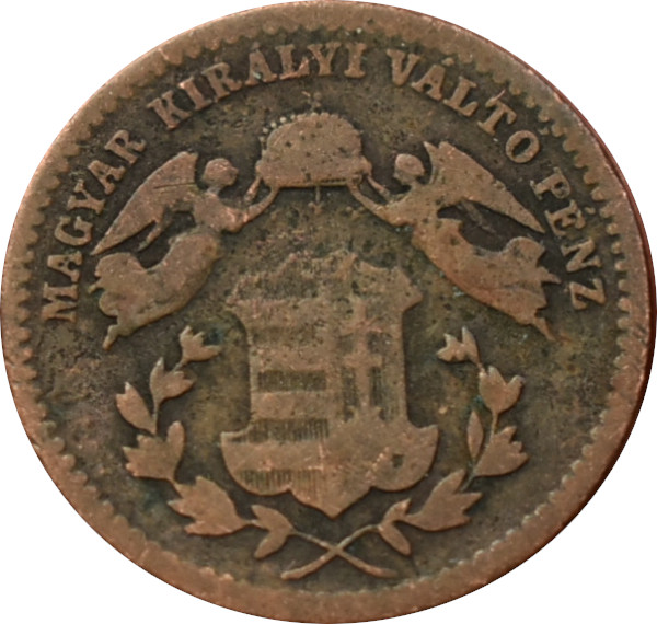 F.J. 1 Krajcár 1872 K.B.