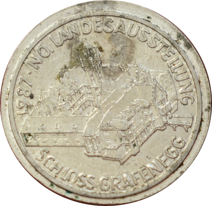 Rakúsko žetón 1987 F.J. a Sissi