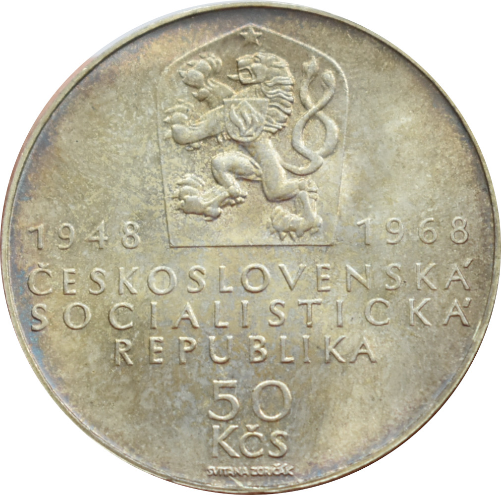 ČSSR 50 Kčs 1968