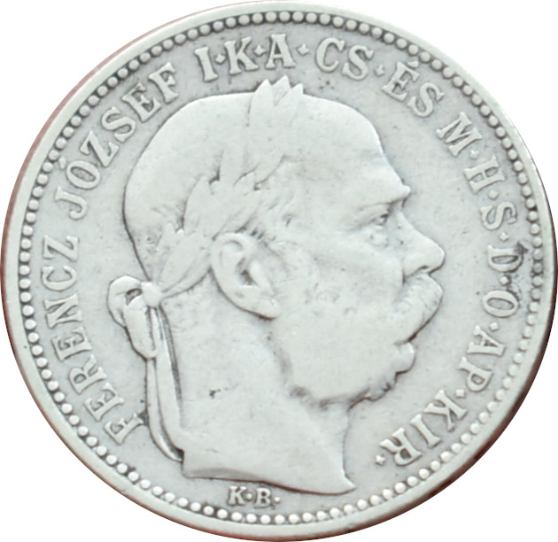 F.J. 1 Korona 1895 K.B.