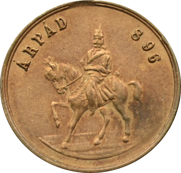 R.U. Medaila Árpád 986-1896 F.J.