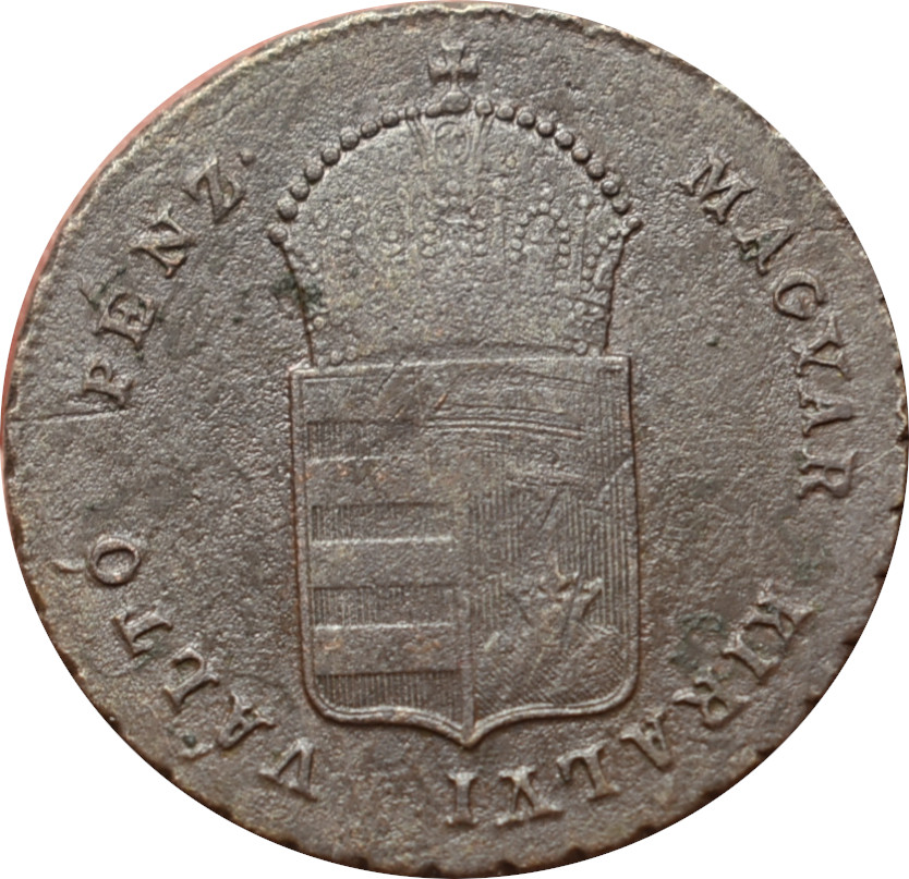 F.J. 1 Krajczár 1849 N.B.