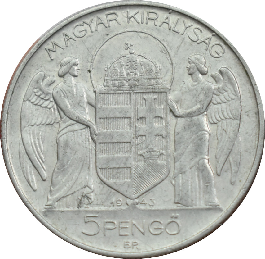 Maďarsko 5 Pengő 1943 BP.