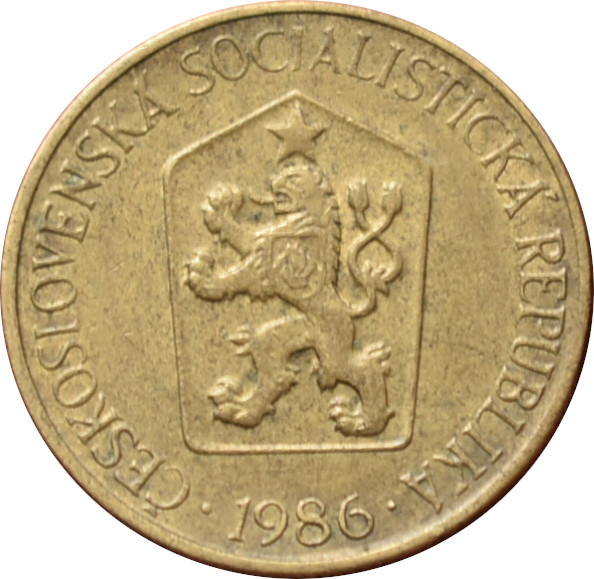 ČSSR 1 Kčs 1986