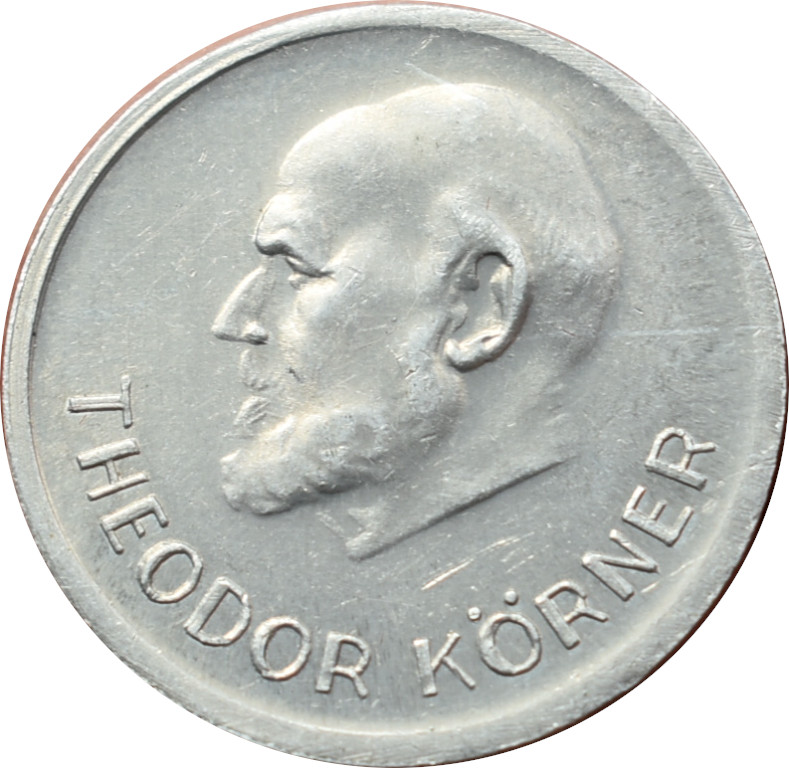 Rakúsko 2 Schilling 1951 Theodor Körner