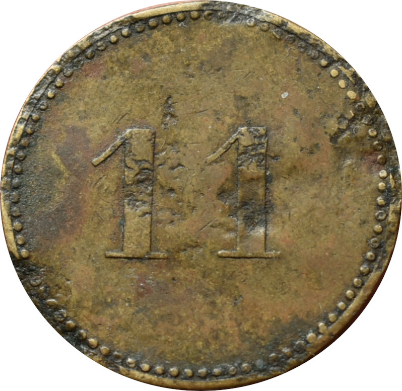 Nemecko žeton 10 Pfennig 11