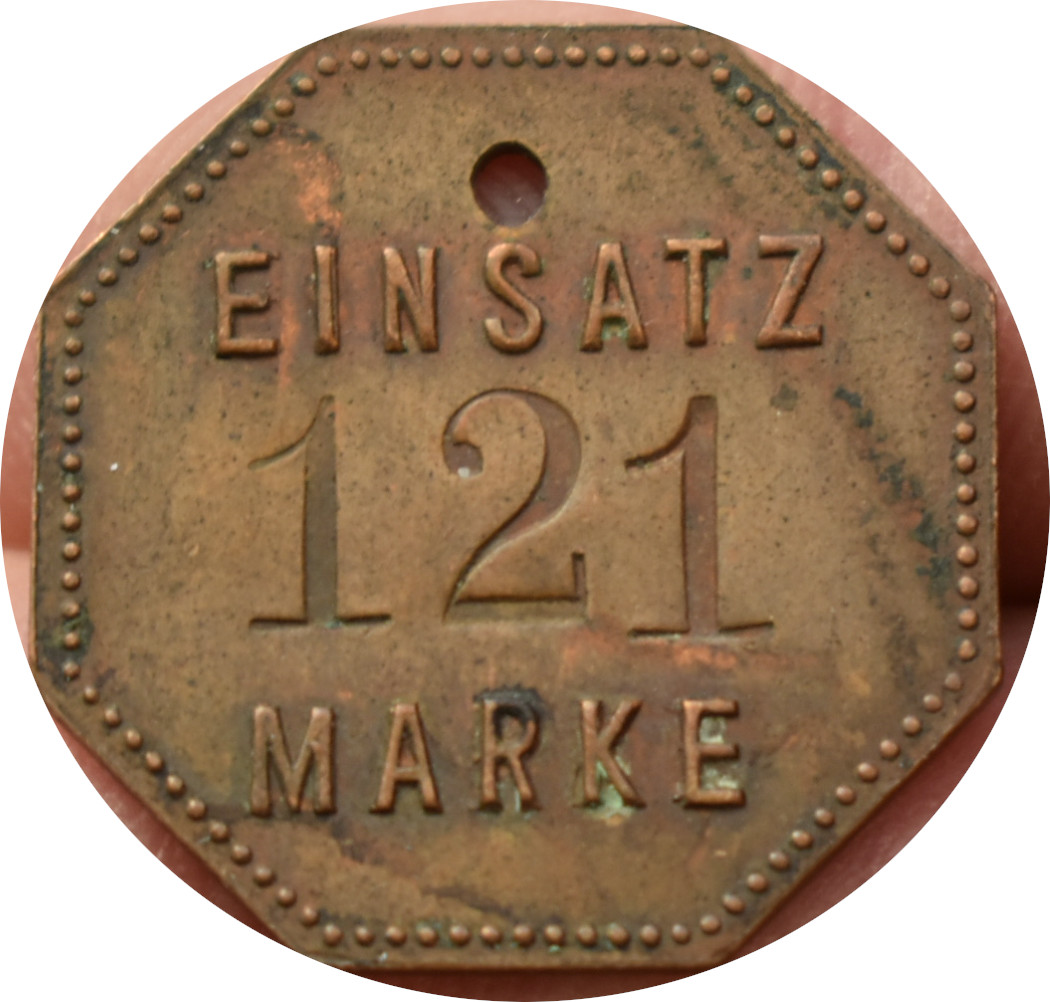 R.U.žeton Wiener Molkerei 121 Einsatz Marke