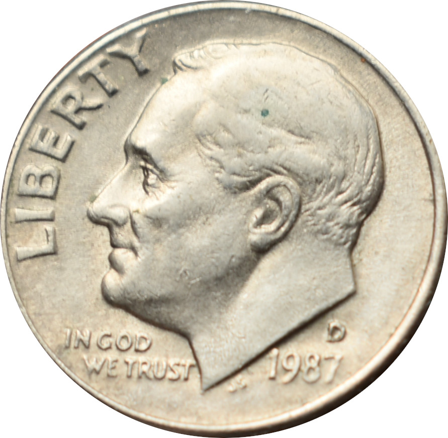 Spojené štáty 1 Dime 1987 D