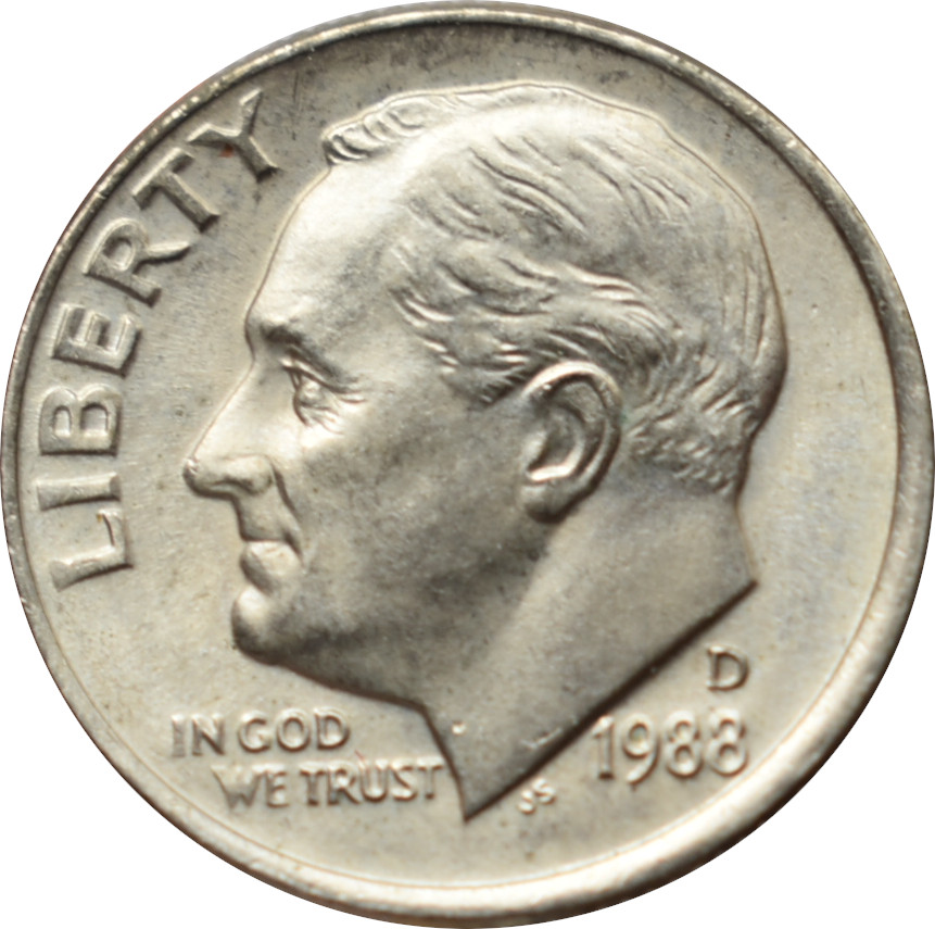 Spojené štáty 1 Dime 1988 D