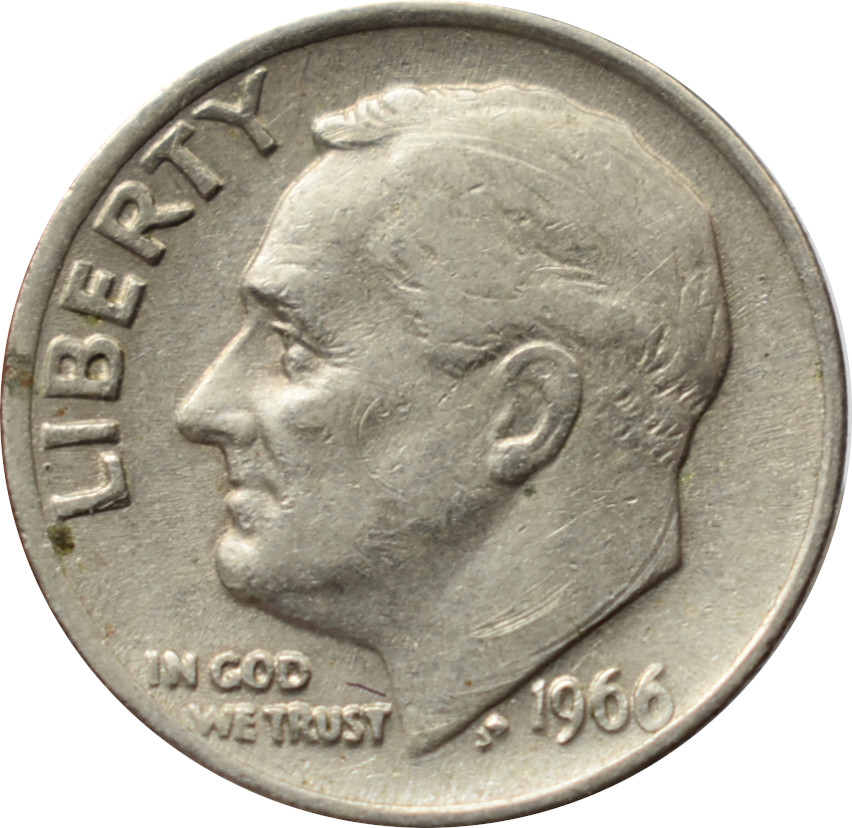 Spojené štáty 1 Dime 1966