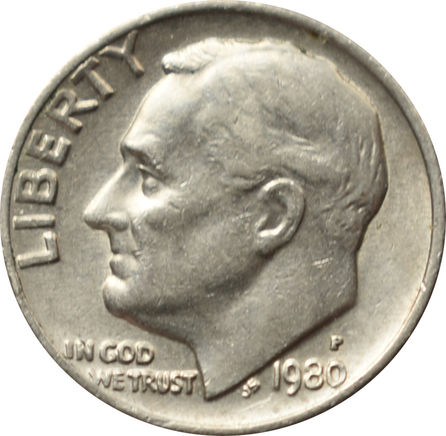 Spojené štáty 1 Dime 1980 P