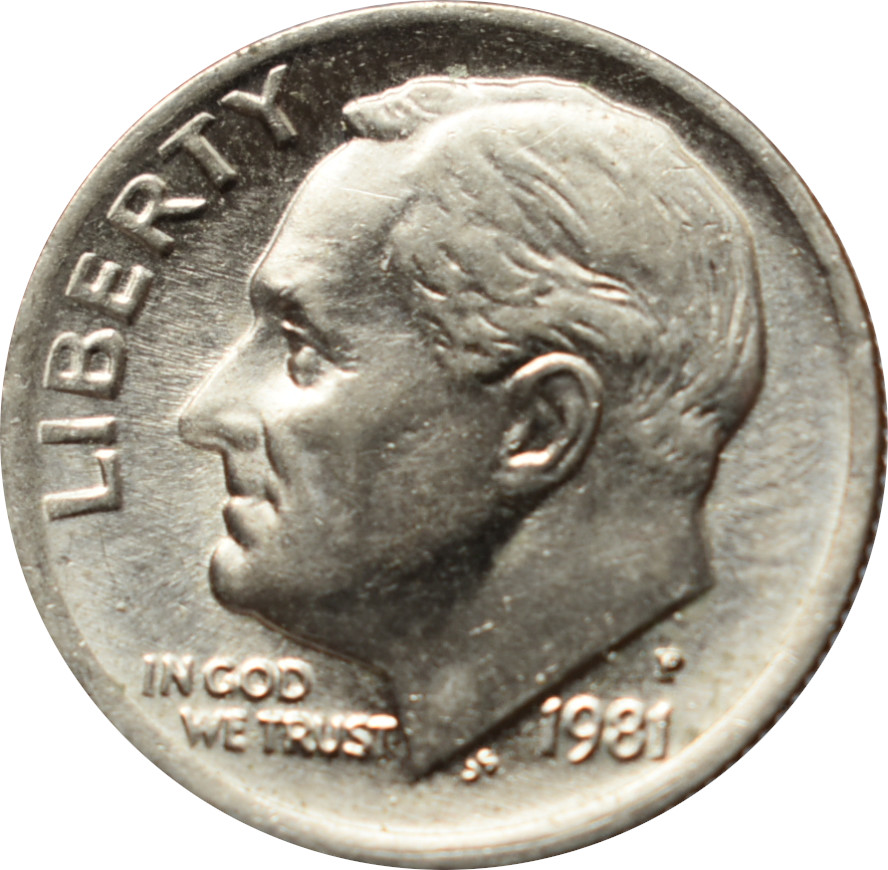 Spojené štáty 1 Dime 1981 P